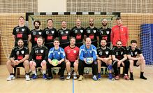 Mannschaftsfoto Berliner Handballer Männer II HSG Kreuzberg 2017/18
